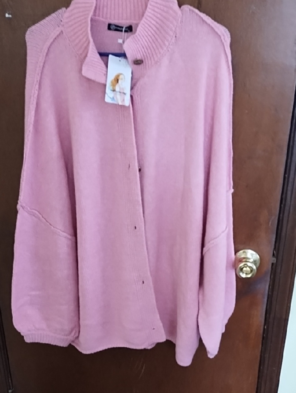 Pink Cardigan